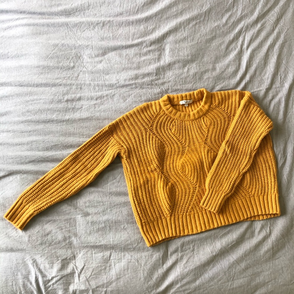 Madewell Mustard Sweater (XS)